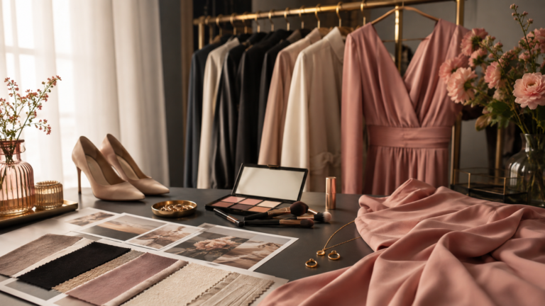 Cómo prepararte para una sesión de fotos y disfrutar la experiencia Vestuario, maquillaje y accesorios preparados para una sesión de fotos.